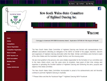 Tablet Screenshot of nswhighlanddancing.com.au
